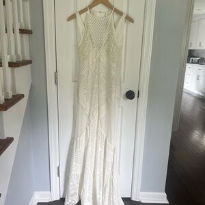 French Connection White Lace Dress